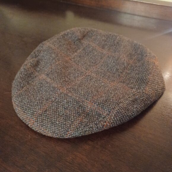 NWOT Brown Tweed Newsboy Cap - Picture 4 of 5